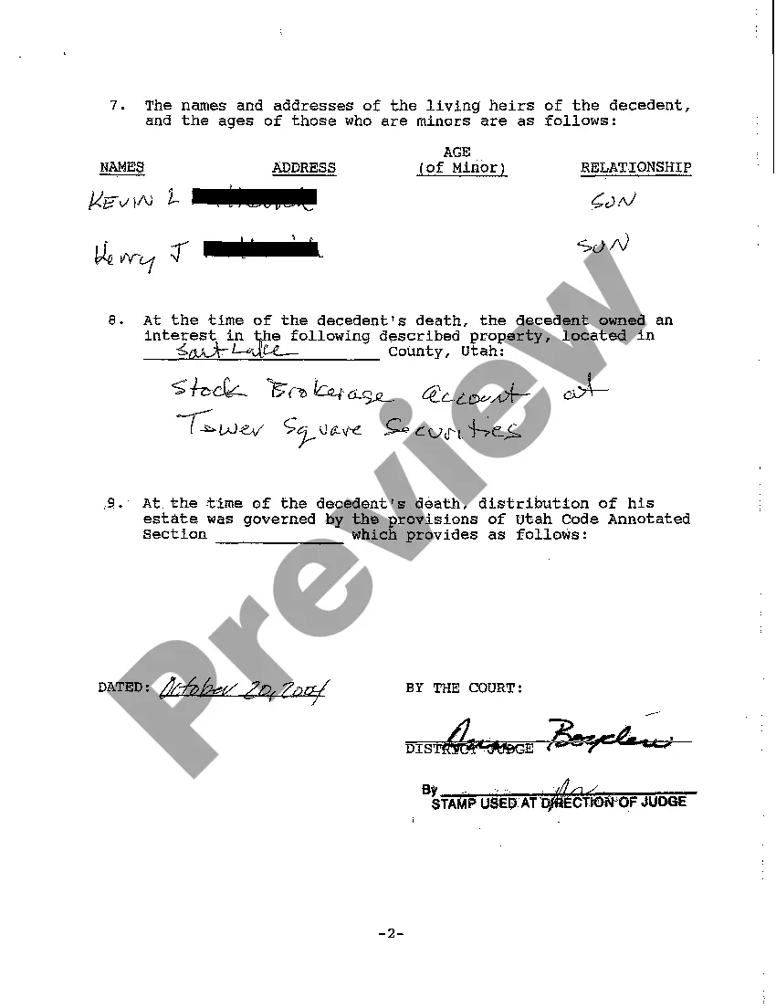 Get A04 Determination of Heirs Preview A04 Determination of Heirs