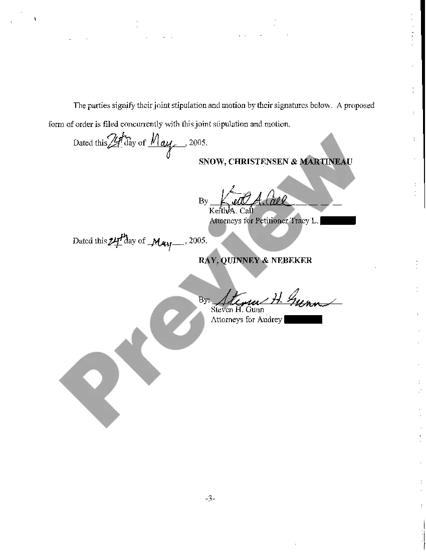 Preview A25 Stipulation and Joint Motion to Approve Settlement and Related Items