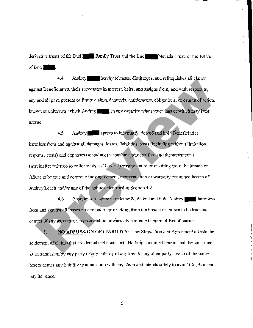 Preview A24 Stipulation for Release of Claims and Withdrawal of Petitions, and Settlement Agreement