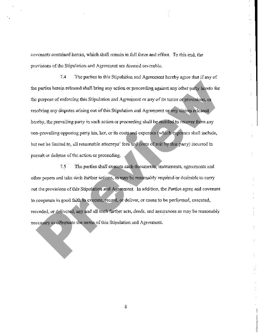 Preview A24 Stipulation for Release of Claims and Withdrawal of Petitions, and Settlement Agreement