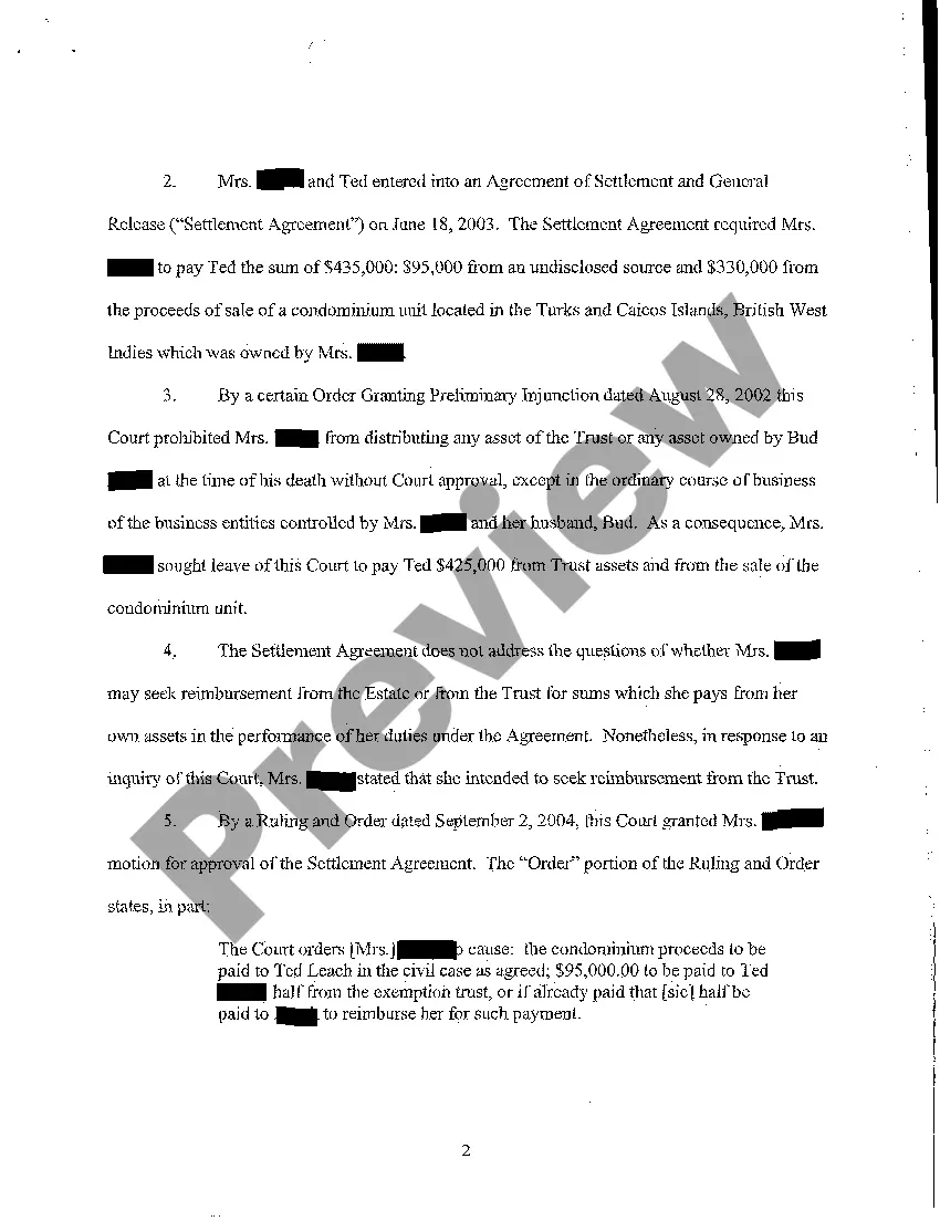 Preview A21 Memorandum of Points and Authorities in Support of Motion for Clarification of Ruling and Order