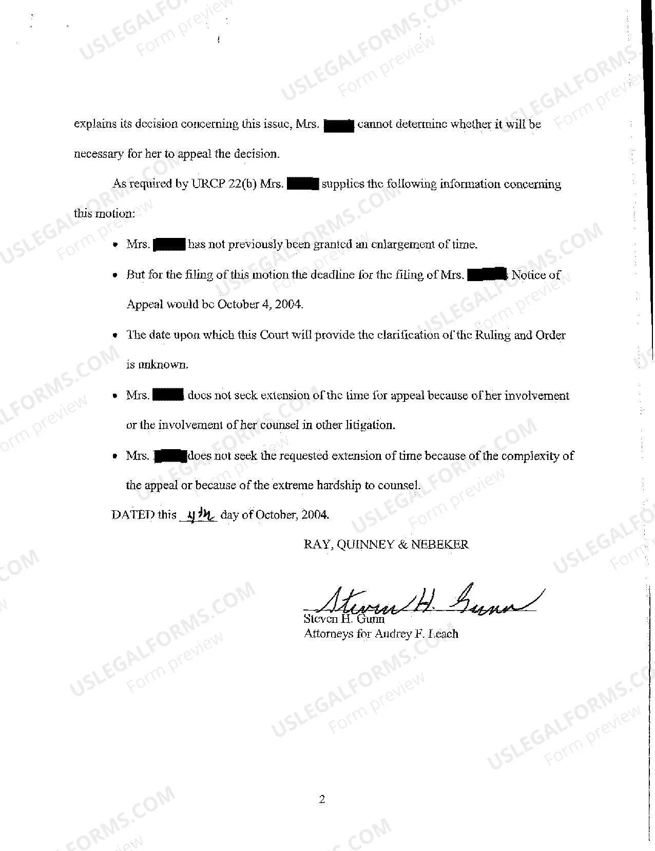 Preview A19 Motion for Extension of Time to Appeal