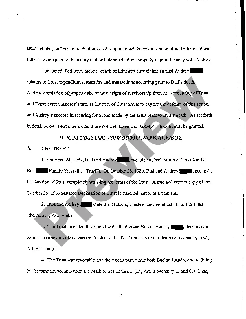 Get A16 Motion for Partial Summary Judgment Preview A16 Motion for Partial Summary Judgment