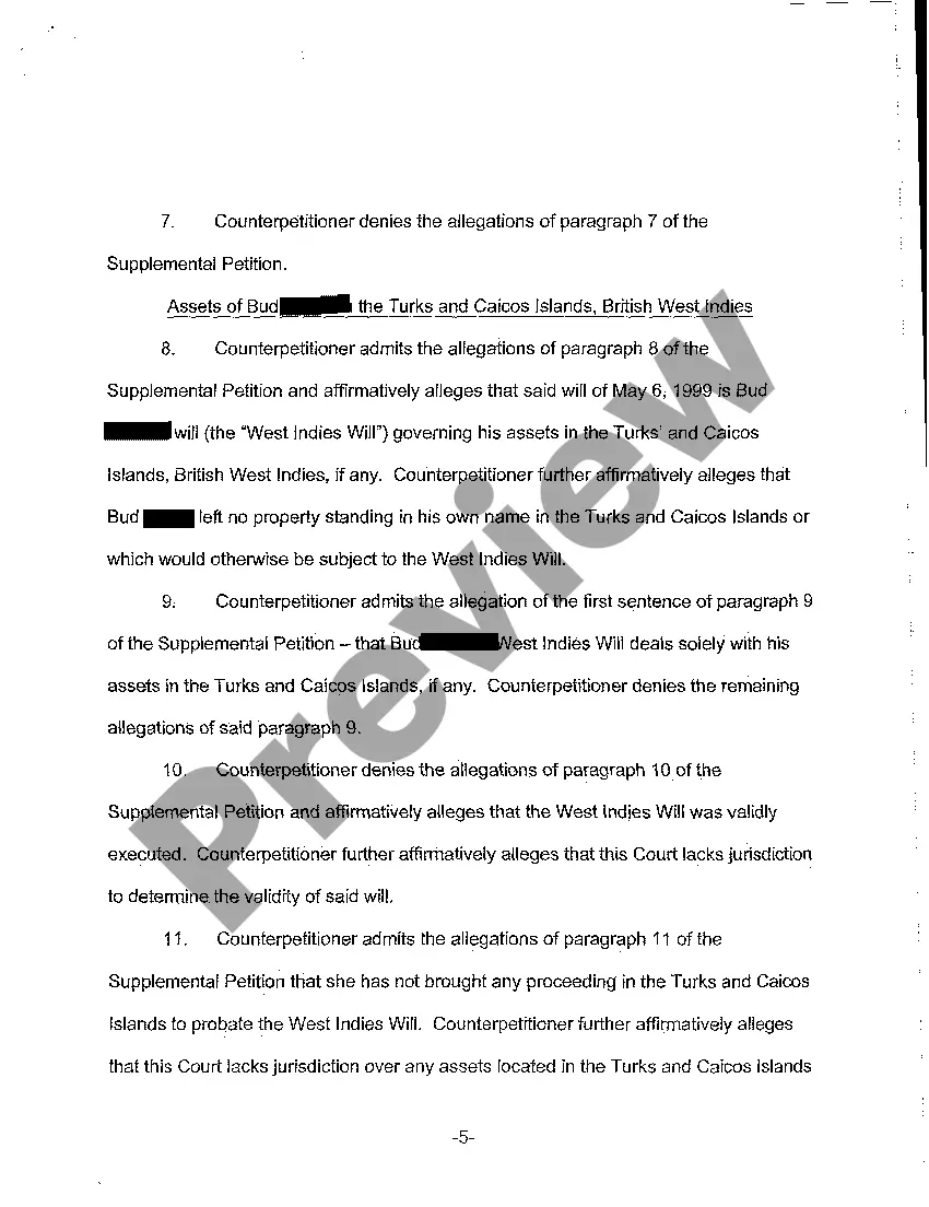 Preview A09 Objections to Supplemental Petition