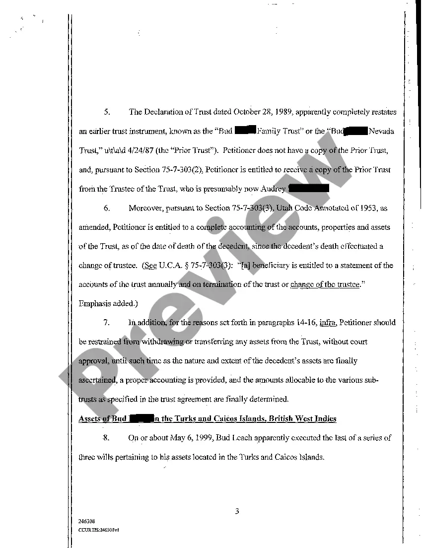 Preview A07 Supplemental Petition for Supervised Administration and Adjudication of Testacy, and For Production of Testamentary Documents