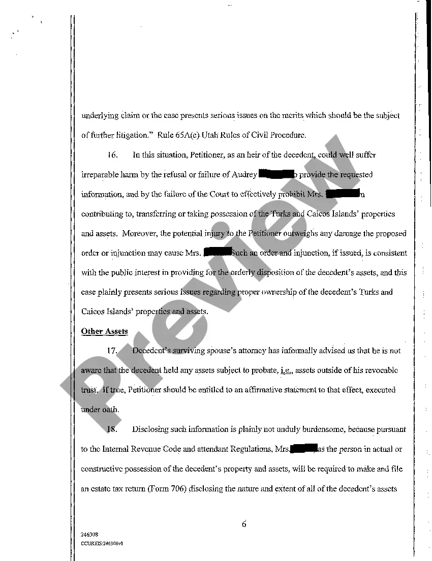 Preview A07 Supplemental Petition for Supervised Administration and Adjudication of Testacy, and For Production of Testamentary Documents