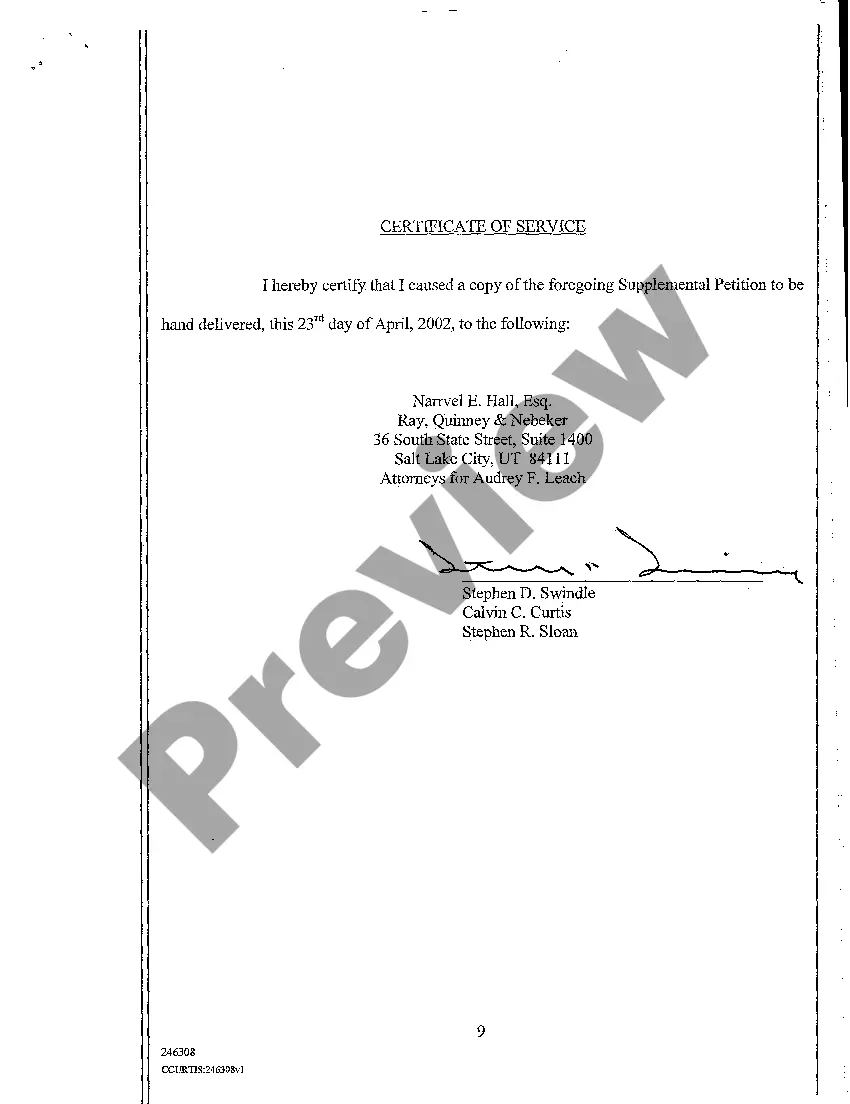 Preview A07 Supplemental Petition for Supervised Administration and Adjudication of Testacy, and For Production of Testamentary Documents