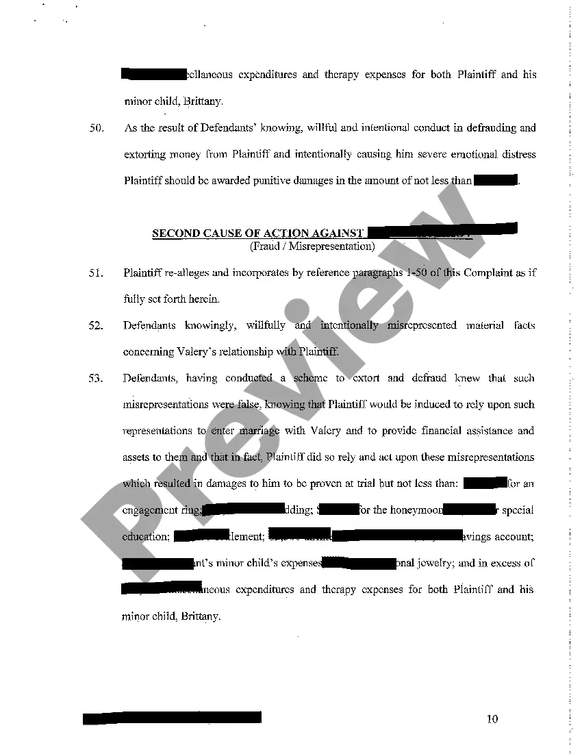 Preview A02 Amended Complaint - Fraud - Misrepresentation and Conspiracy to Commit Fraud