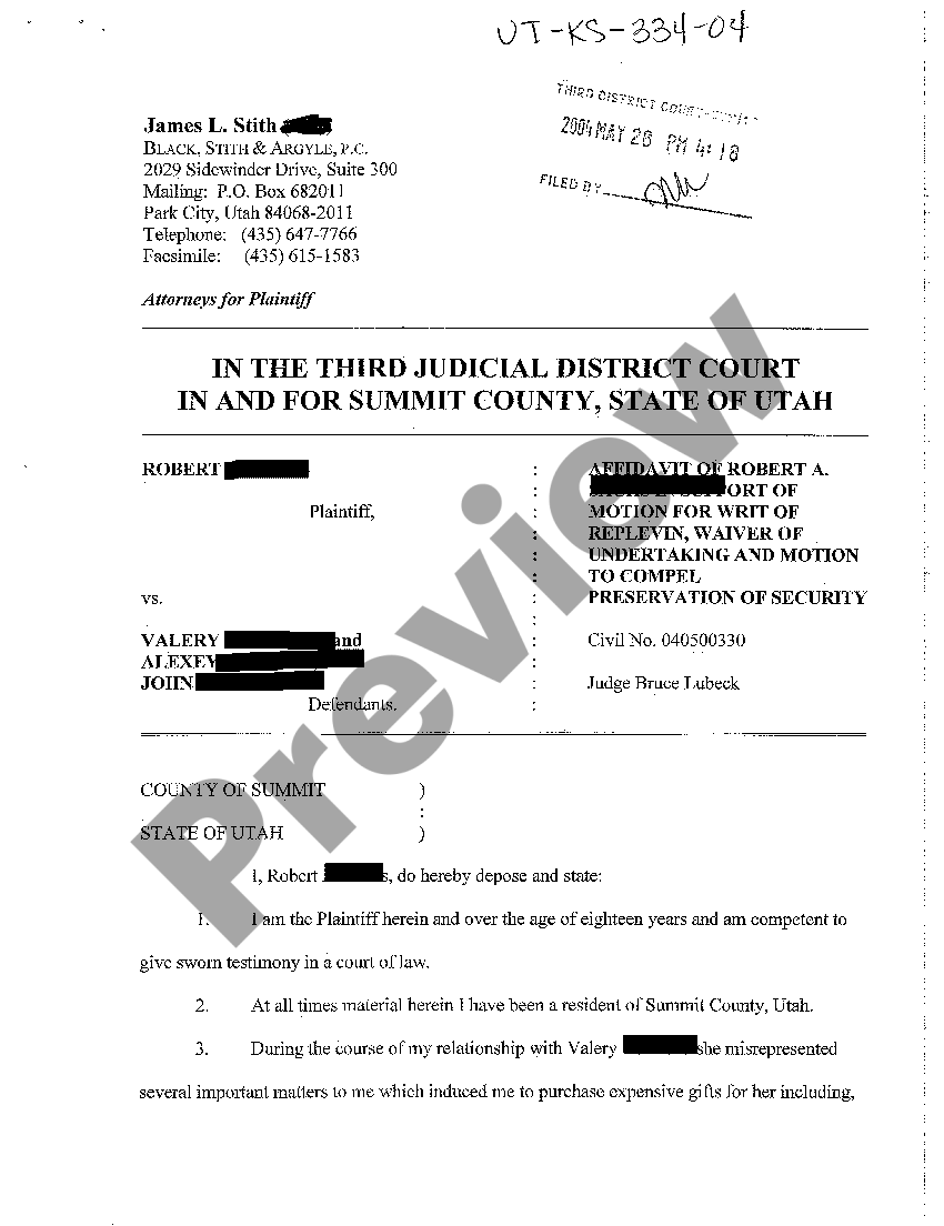 Motion For Summary Judgement Oregon Example With Parameters US Legal Forms