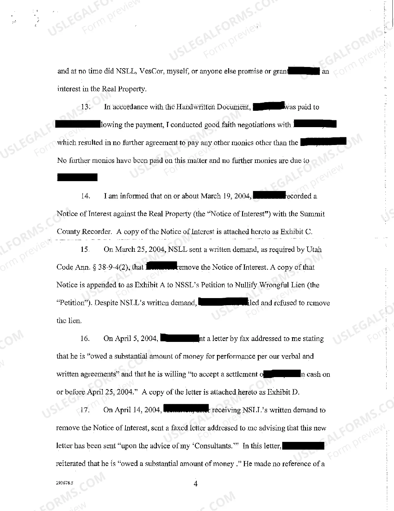 Preview A02 Affidavit of Consulting Agent that Owns Petitioner