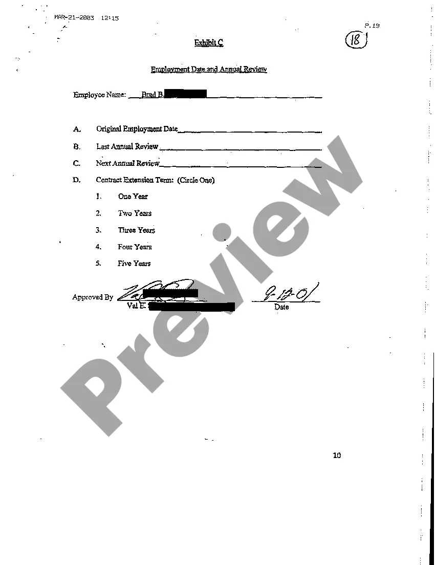 Preview A03 Employment Agreement