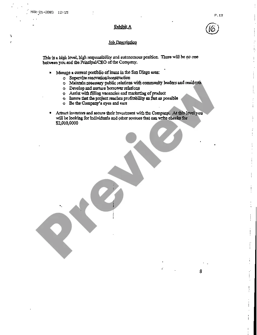 Preview A03 Employment Agreement