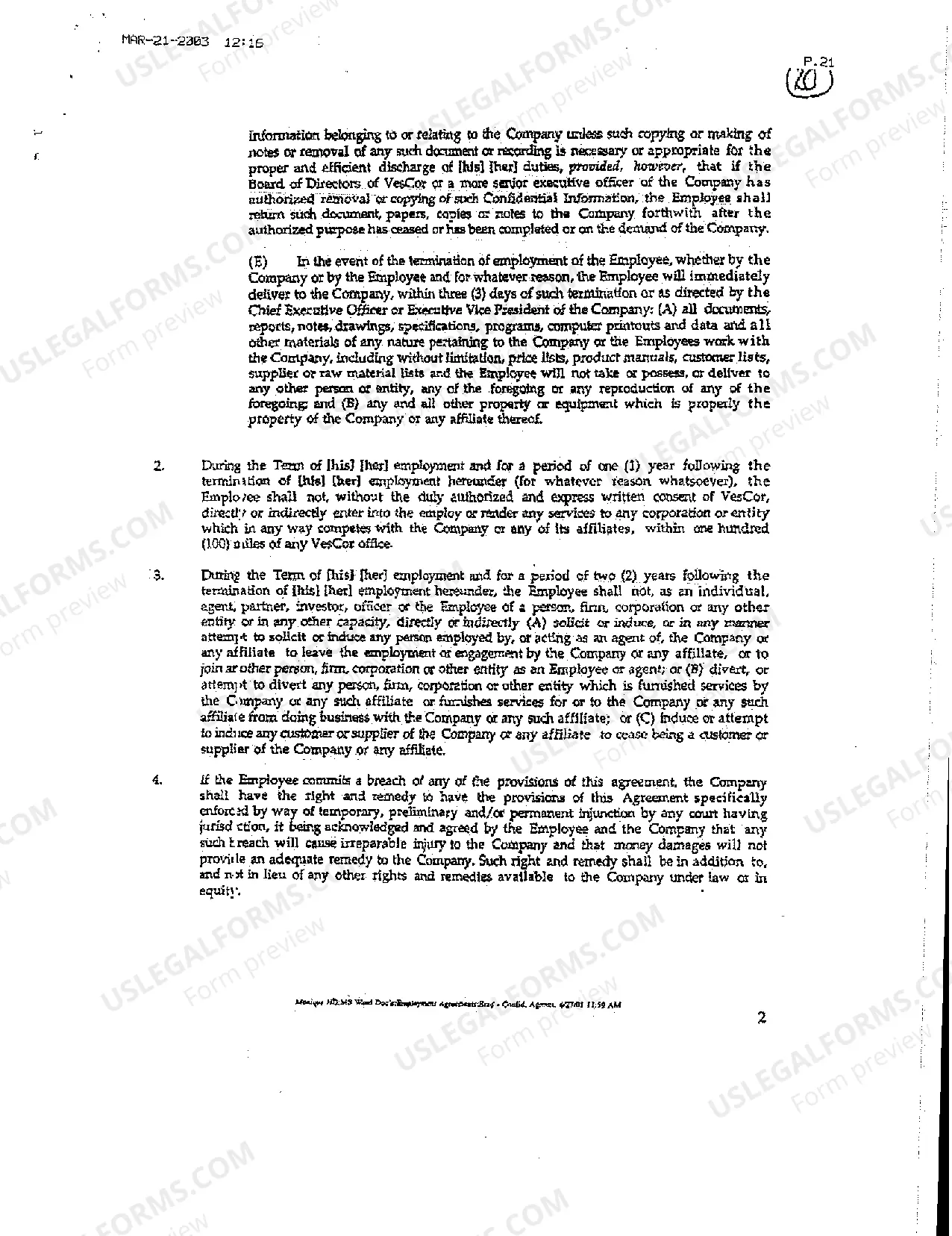 Preview A06 Protection to Confidential Information Noncompetition