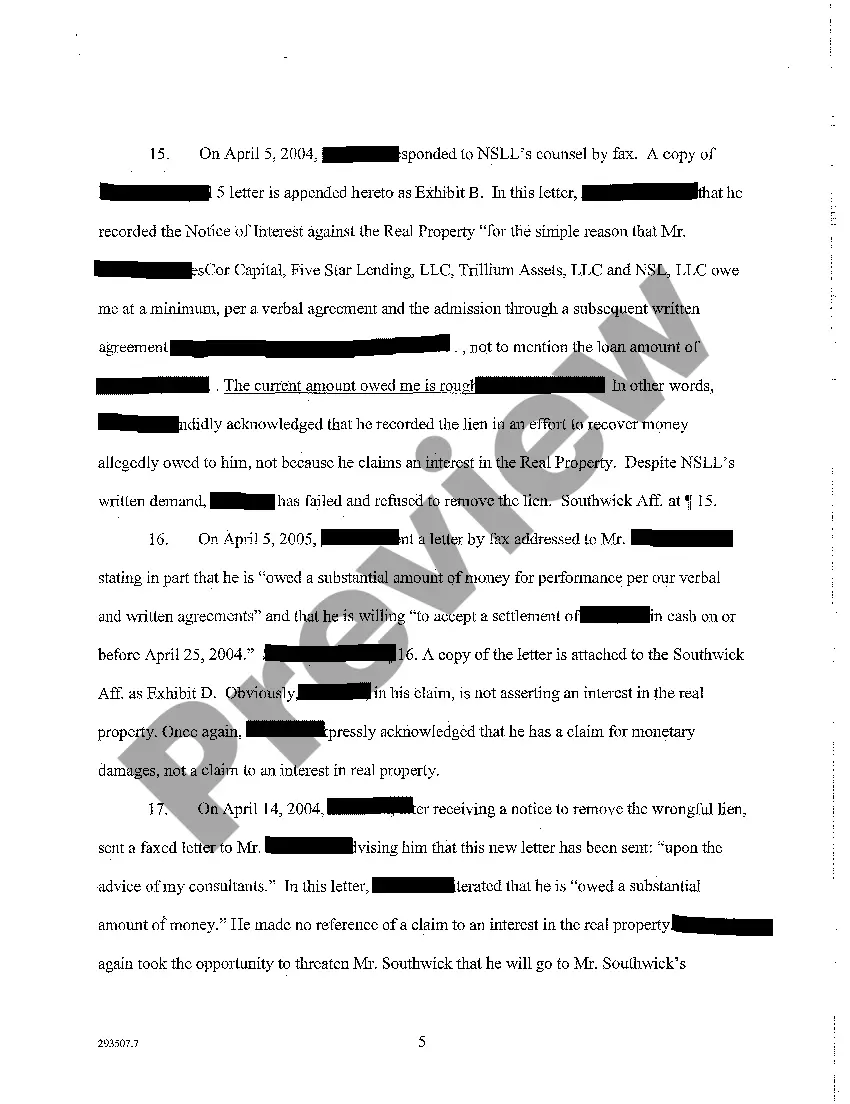 Preview A01 Petition to Nullify Wrongful Lien