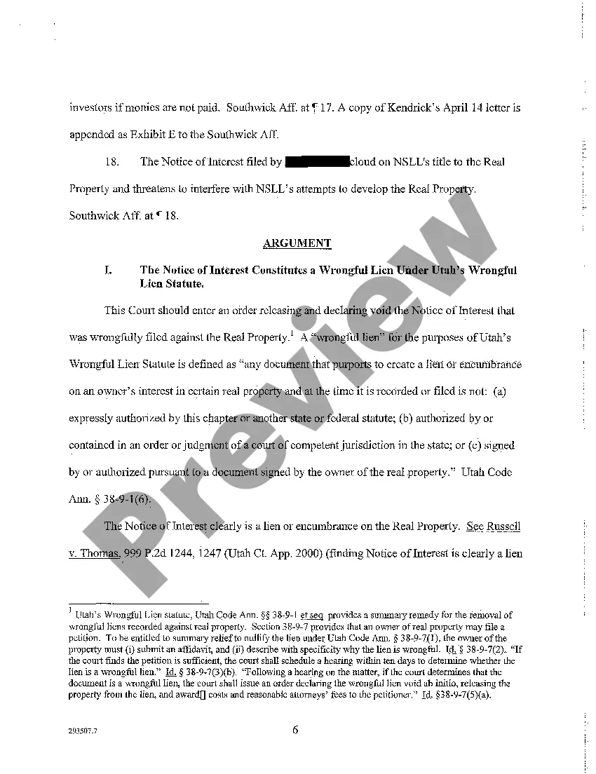 Preview A01 Petition to Nullify Wrongful Lien