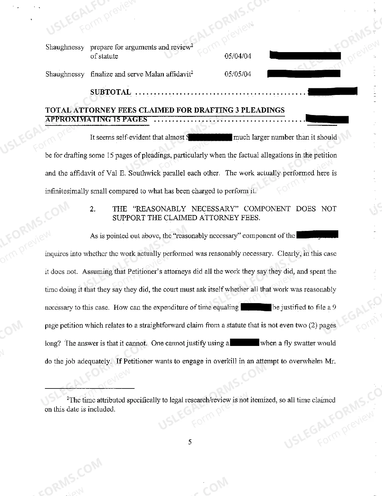 Preview A11 Respondent's Opposition to Petitioner's Application for Attorneys' Fees and Costs and Statutory Damages