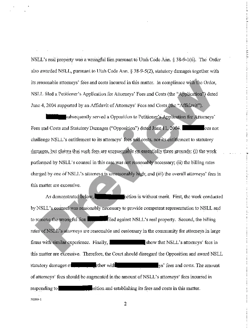 Preview A12 Petitioner's Reply in Support of its Application for Attorneys' Fees and Costs and Statutory Damages