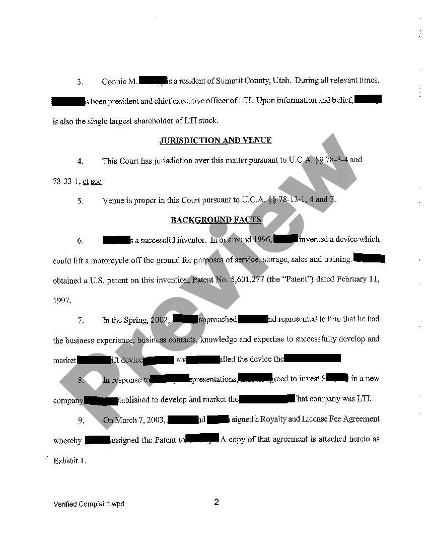 Get A01 Verified Complaint - Declaratory Judgment, Breach of Contract and Covenant of Good Faith and Fair Dealing, and Permanent Injunction Preview A01 Verified Complaint - Declaratory Judgment, Breach of Contract and Covenant of Good Faith and Fair Dealing, and Permanent Injunction