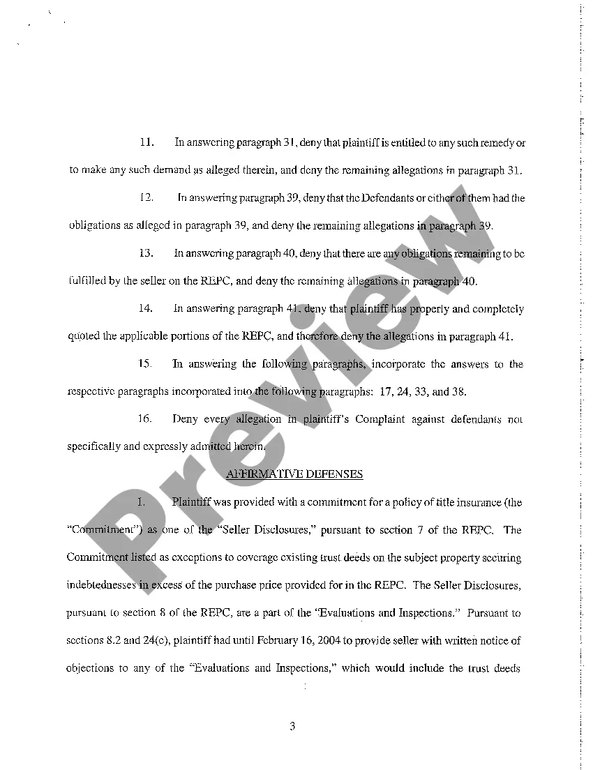 Get A02 Answer and Counterclaim Preview A02 Answer and Counterclaim