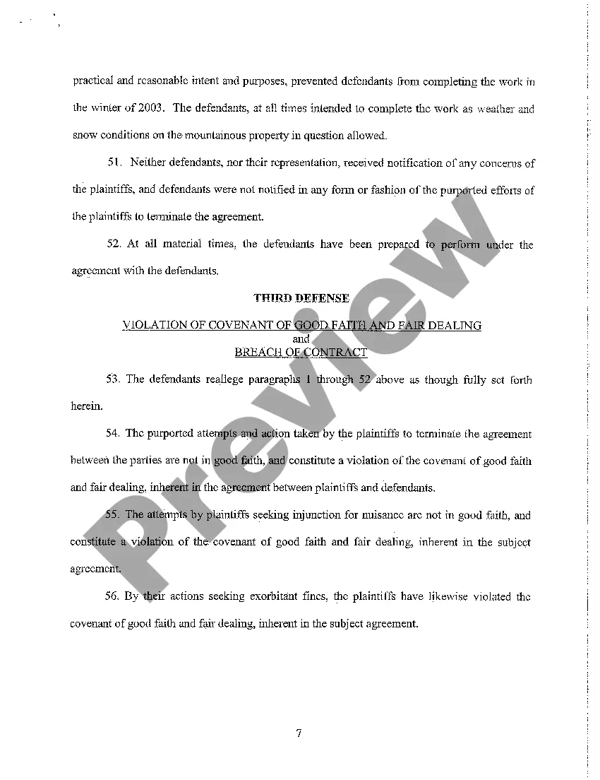 Preview A02 Answer to Complaint