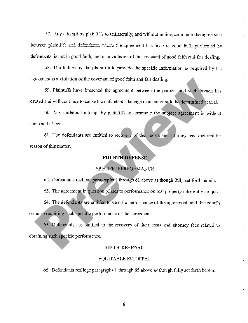 Preview A02 Answer to Complaint