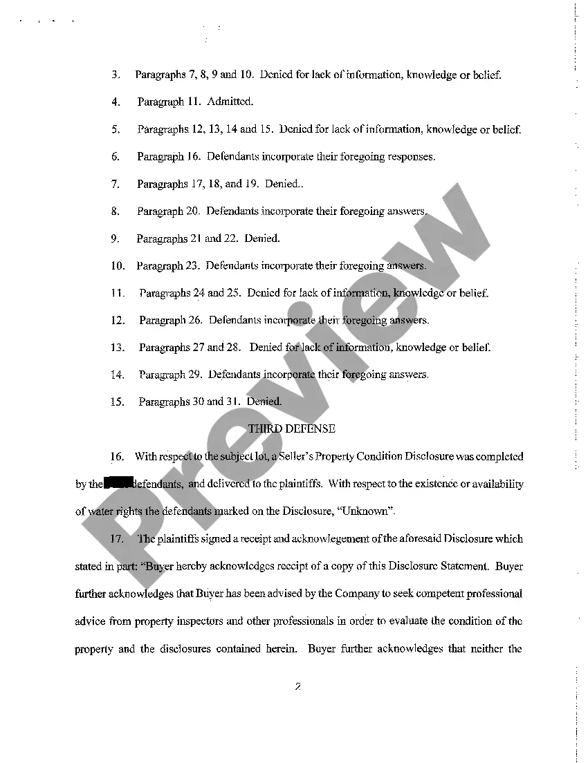 Preview A05 Answer to Amended Complaint and Crossclaim