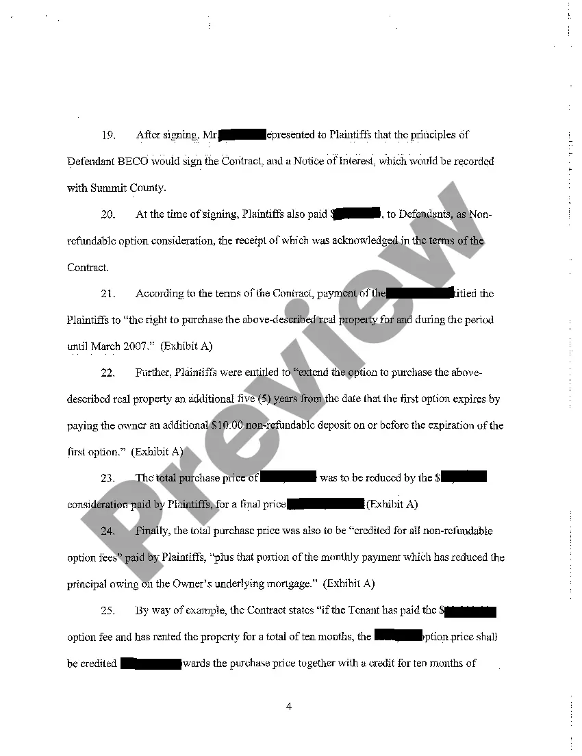 Get A01 Verified Complaint - Breach of Contract and Covenant of Good Faith and Fair Dealing, Unjust Enrichment, Fraud, Misrepresentation Preview A01 Verified Complaint - Breach of Contract and Covenant of Good Faith and Fair Dealing, Unjust Enrichment, Fraud, Misrepresentation