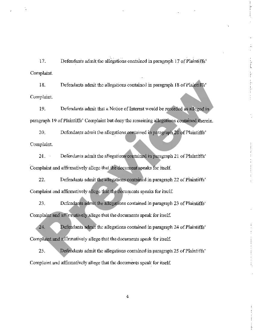 Get A02 Answer to Complaint Preview A02 Answer to Complaint