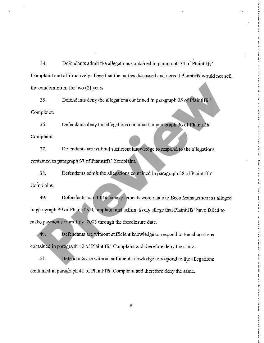 Get A02 Answer to Complaint Preview A02 Answer to Complaint