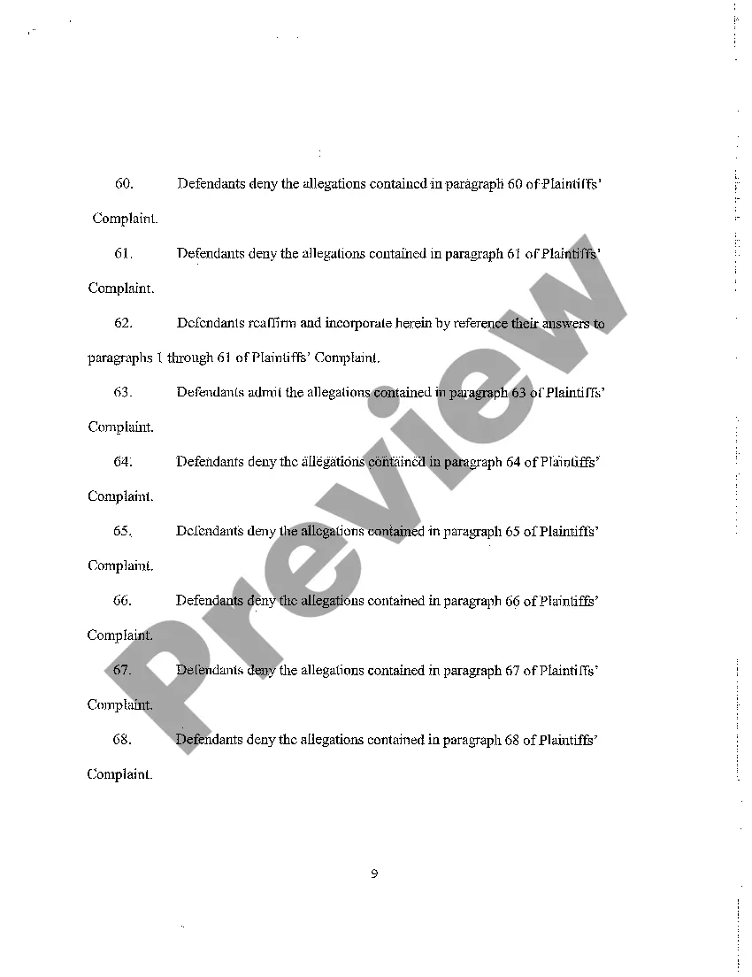 Get A02 Answer to Complaint Preview A02 Answer to Complaint