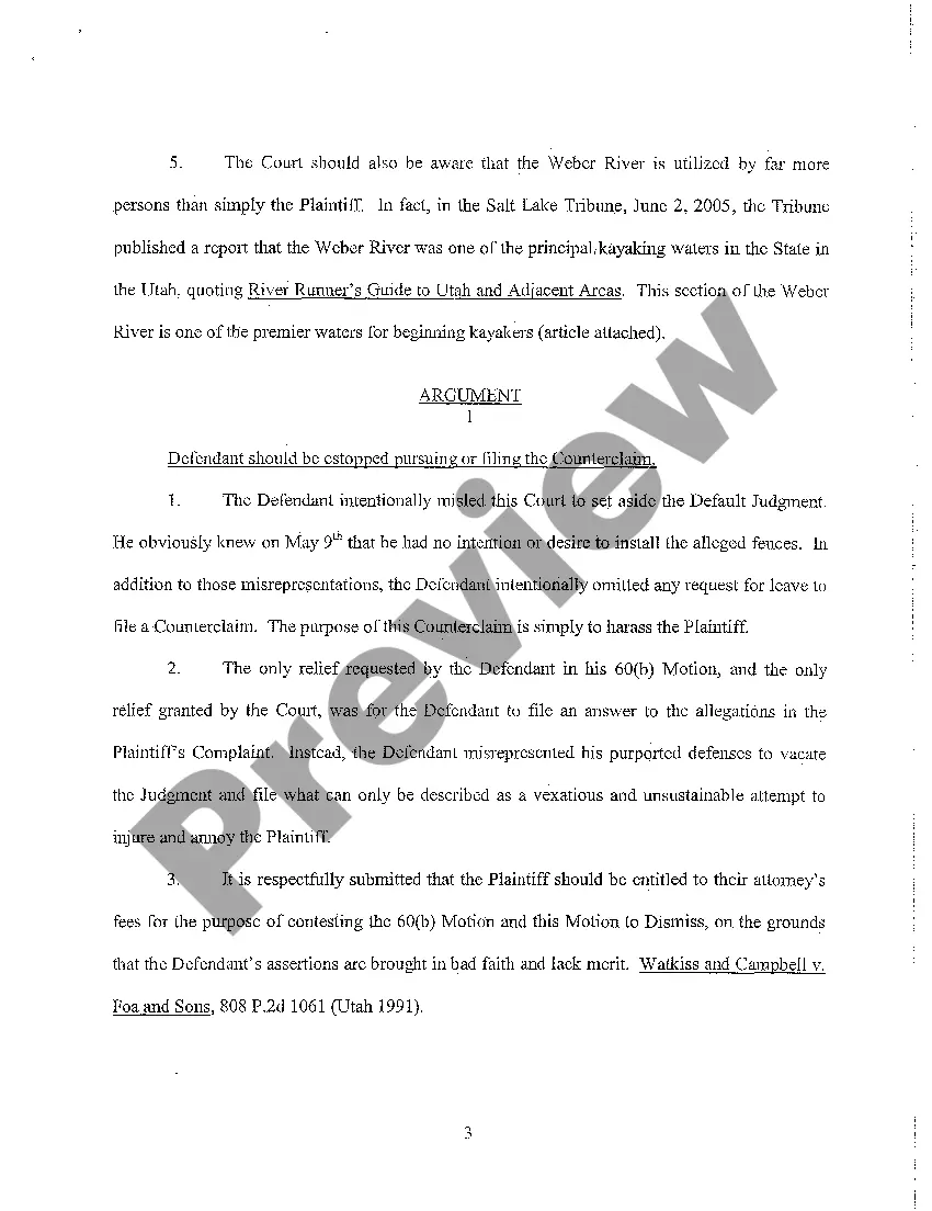 Preview A05 Memorandum in Support of Motion to Dismiss and For More Definite Statement