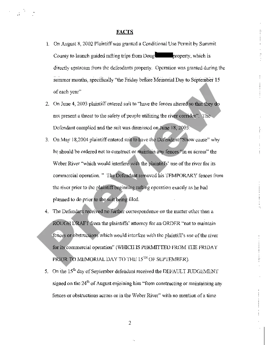 Preview A14 Defendant's Memorandum in Support of Motion to Set Aside Default Judgment