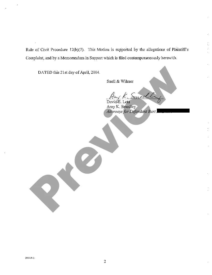Get A02 Motion to Dismiss Plaintiff's Complaint for Failure to State a Claim, for Failure to Plead Fraud with Particularity Preview A02 Motion to Dismiss Plaintiff's Complaint for Failure to State a Claim, for Failure to Plead Fraud with Particularity