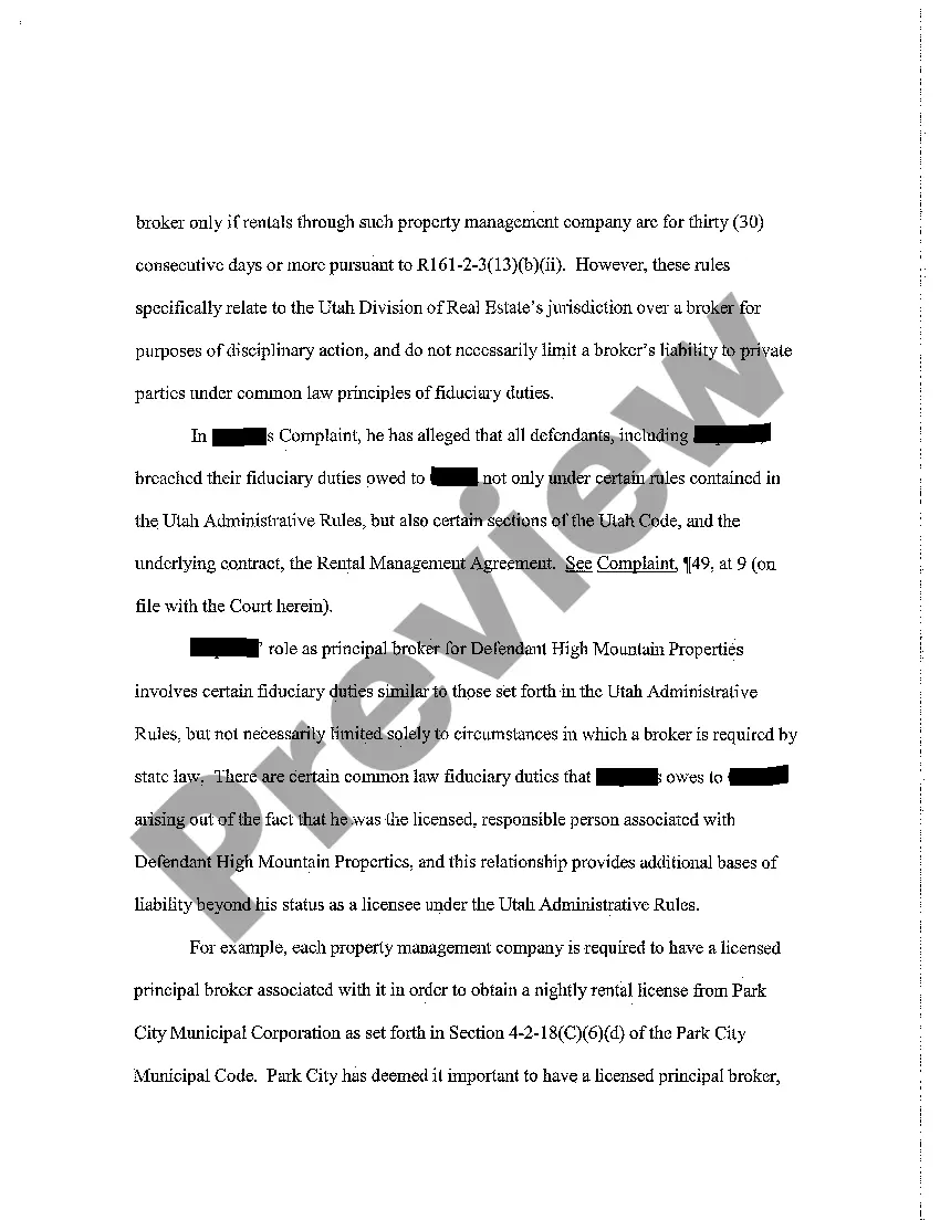 Preview A06 Memorandum in Opposition to Defendant's Motion to Dismiss or, in the Alternative, for a more Definite Statement