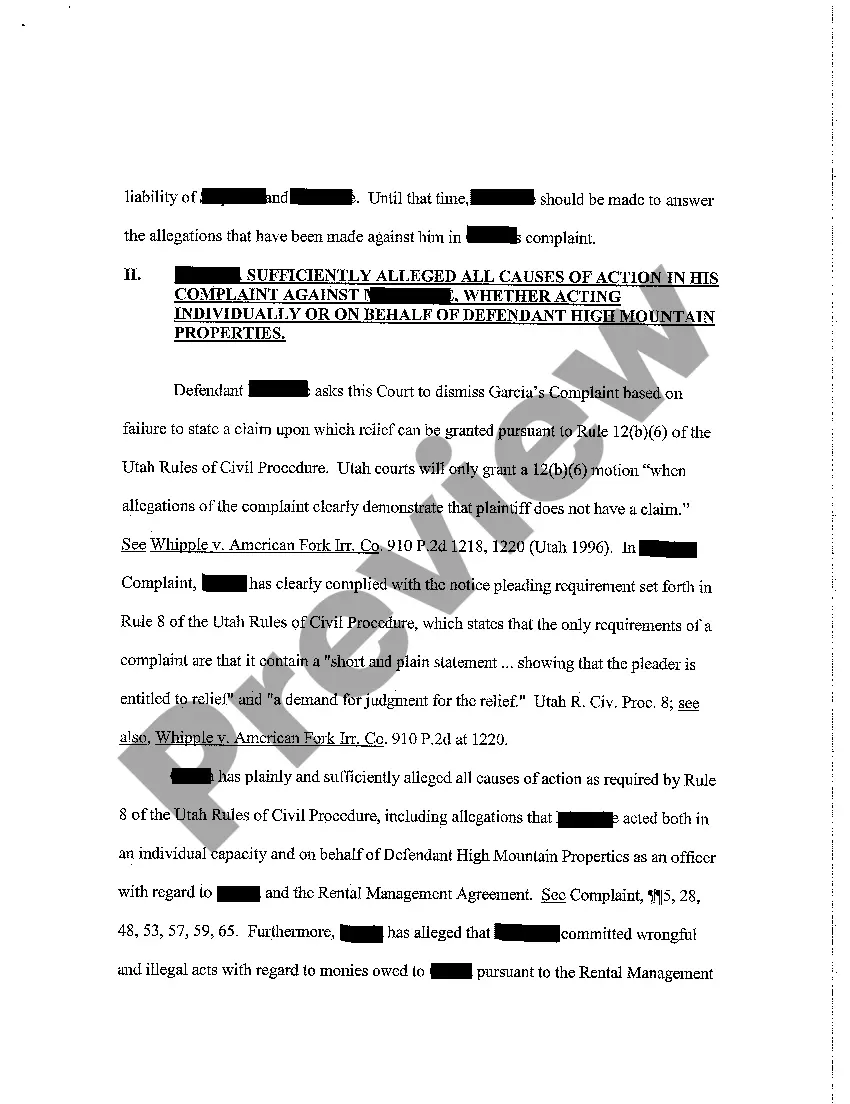 Preview A07 Memorandum in Opposition to Defendant's Motion to Dismiss Plaintiff's Complaint