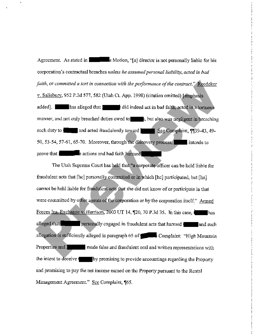 Preview A07 Memorandum in Opposition to Defendant's Motion to Dismiss Plaintiff's Complaint