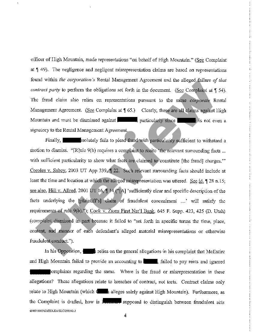 Preview A08 Reply in Support of Defendant's Motion to Dismiss Plaintiff's Complaint