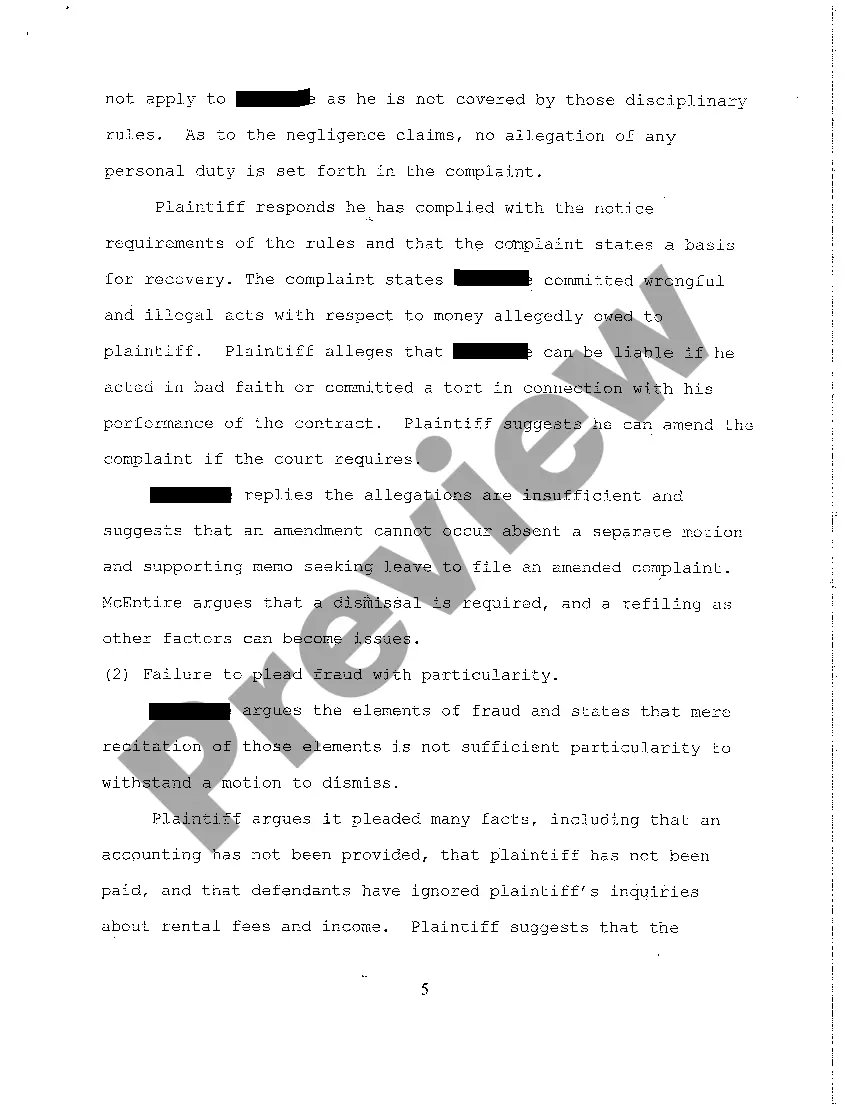 Preview A10 Ruling and Order Denying Defendant's Request to Dismiss