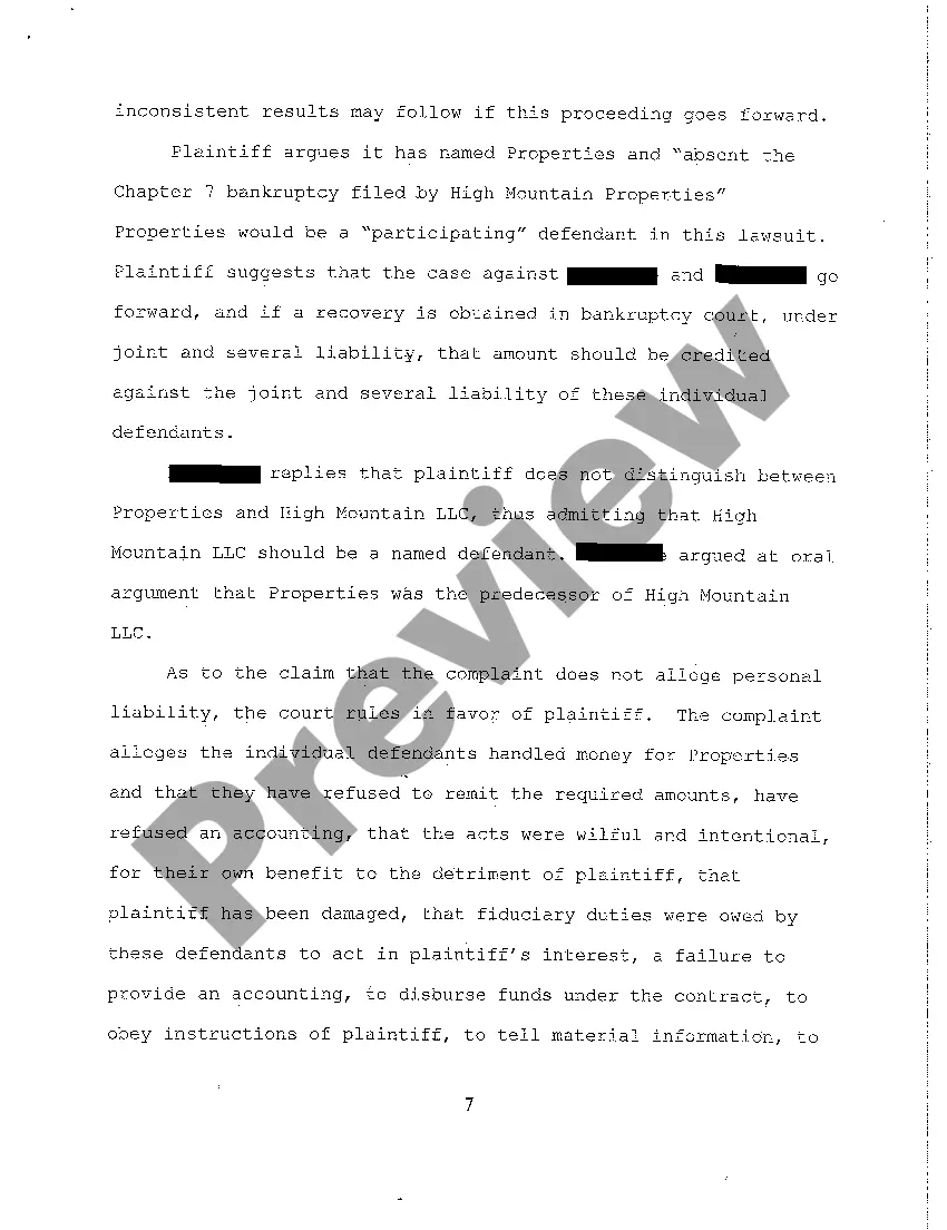 Preview A10 Ruling and Order Denying Defendant's Request to Dismiss