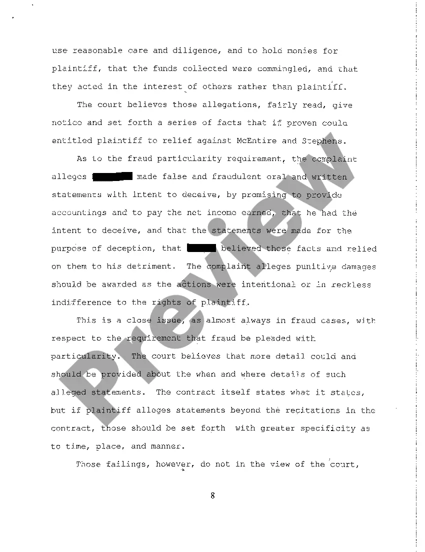 Preview A10 Ruling and Order Denying Defendant's Request to Dismiss