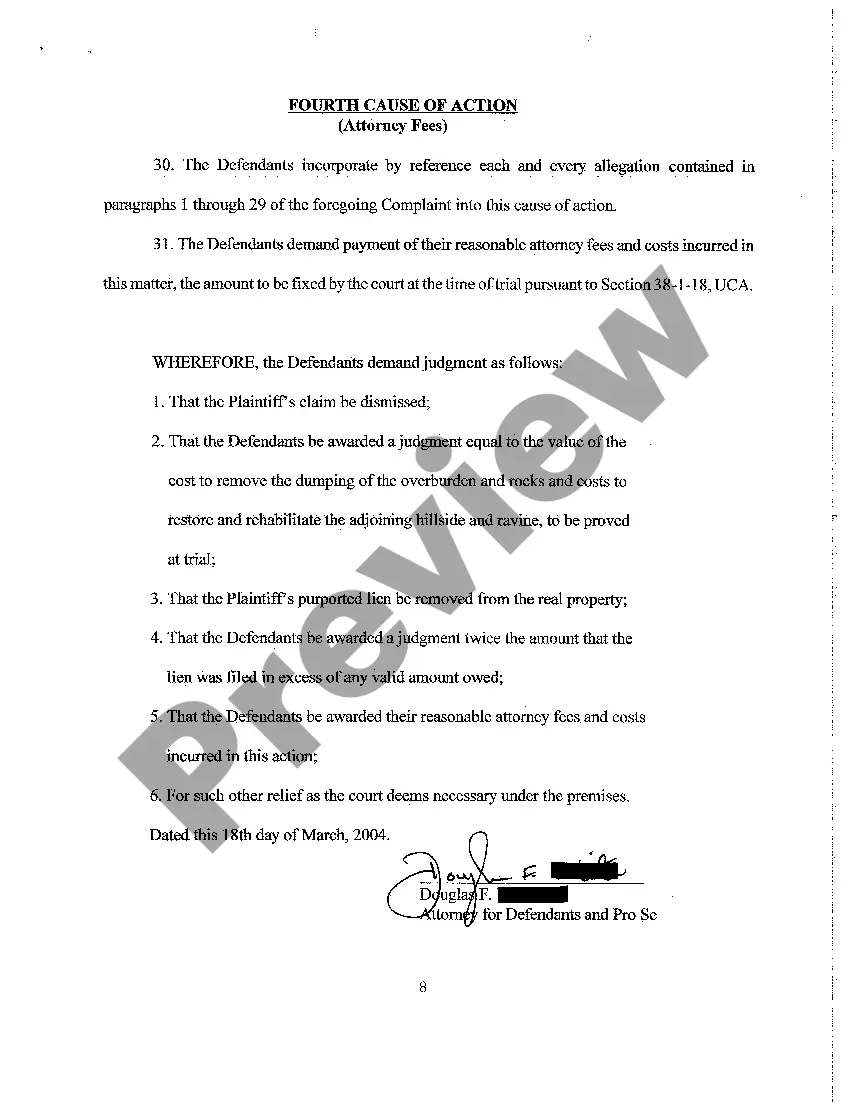 Preview A02 Answer and Counterclaim