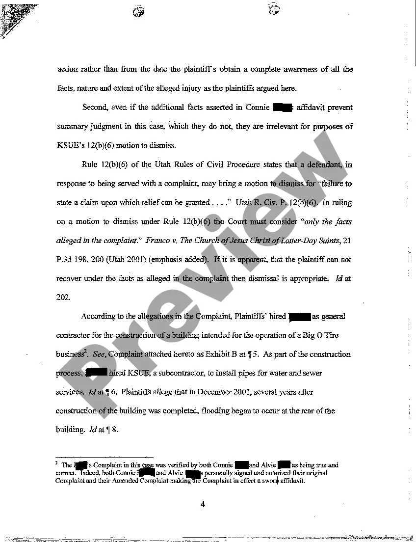 Preview A03 Reply Memorandum in Support of Defendant's Motion to Dismiss in Response to Plaintiff's Amended Verified Complaint