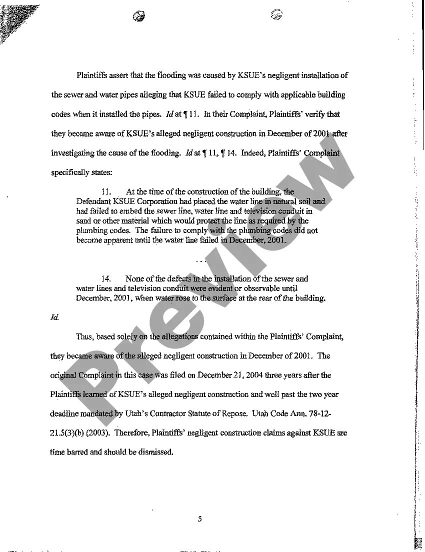 Preview A03 Reply Memorandum in Support of Defendant's Motion to Dismiss in Response to Plaintiff's Amended Verified Complaint