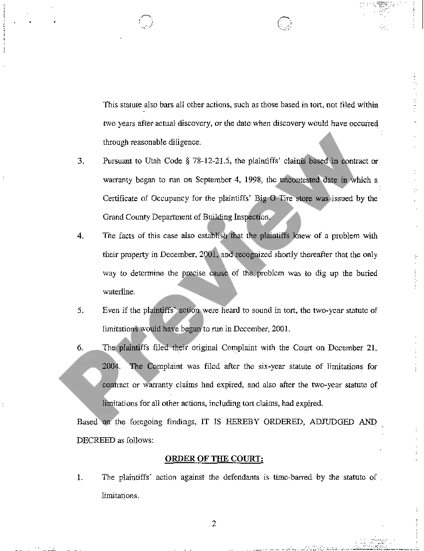 Preview A05 Order Granting Summary Judgment for the Defendant