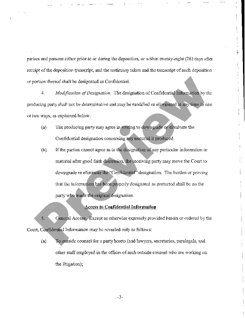 Preview A04 Confidentiality Stipulation and Protective Order