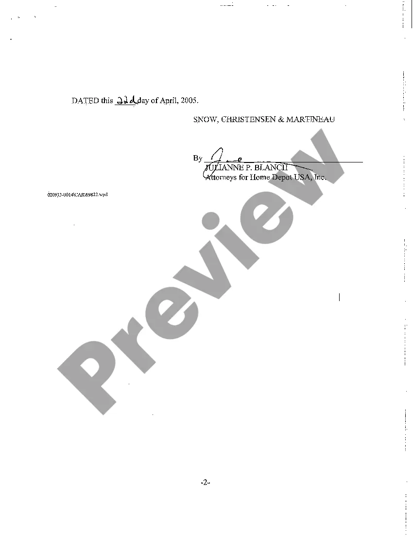 Preview A06 Offer of Judgment by Defendant