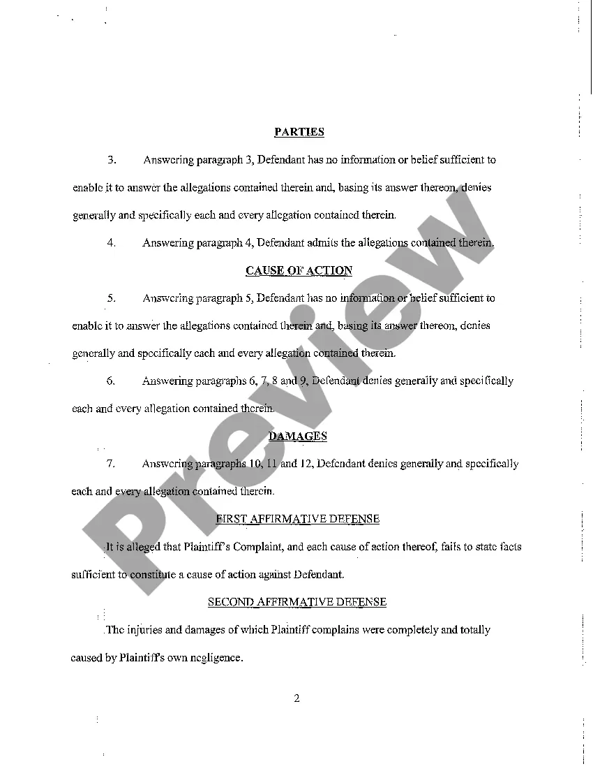 Preview A02 Answer and Jury Demand