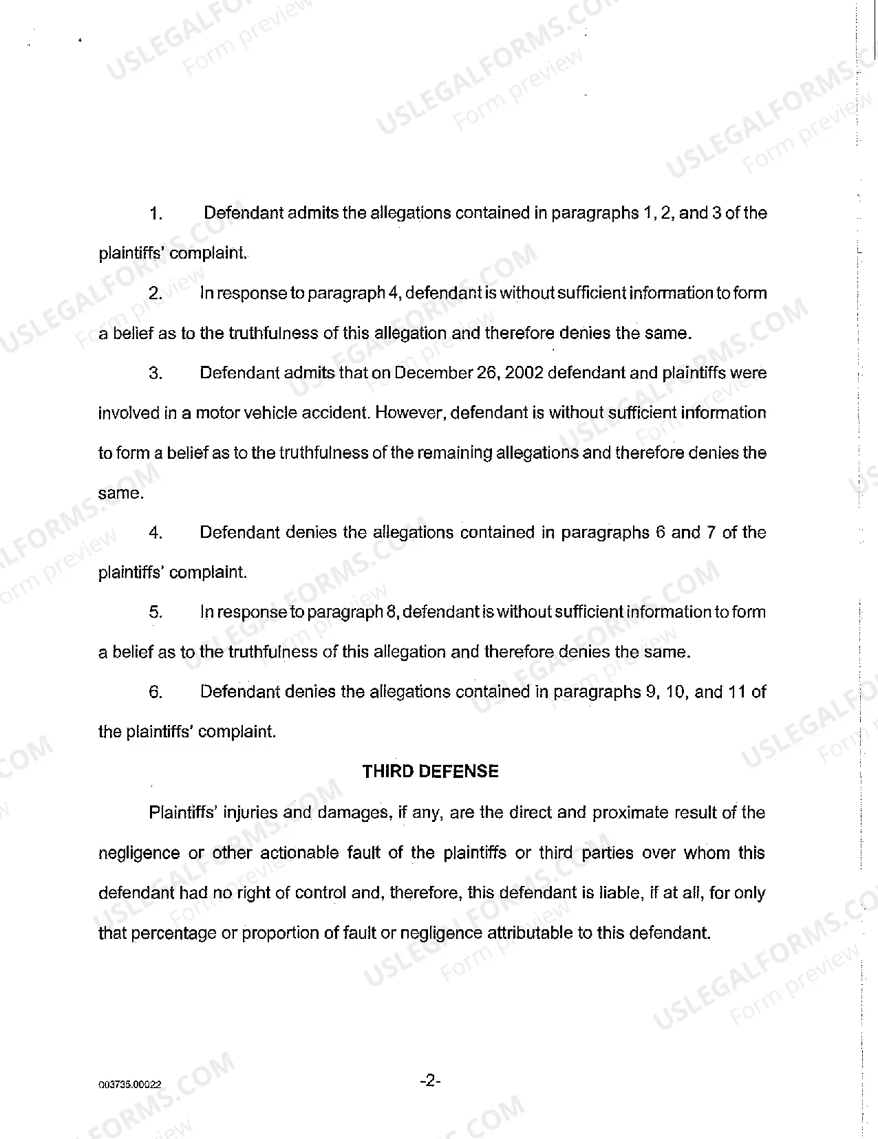 Preview A03 Answer and Jury Demand