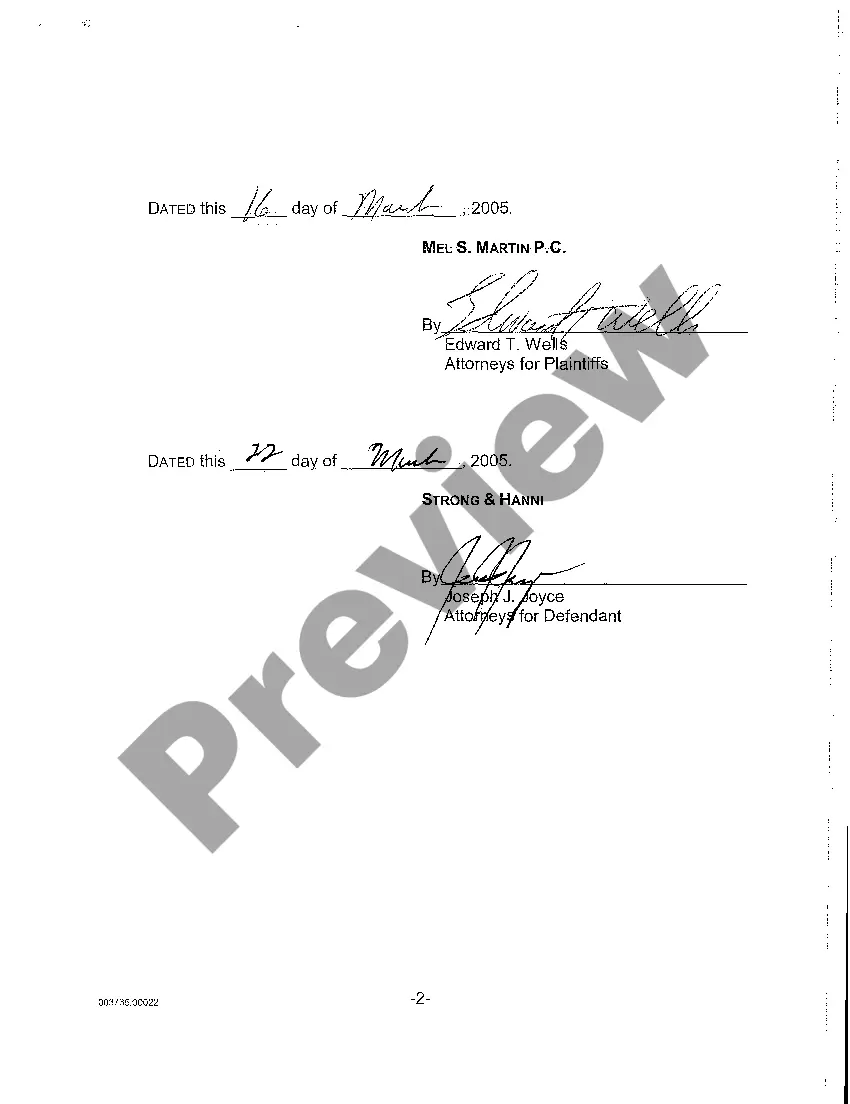 Preview A07 Motion and Stipulation for Dismissal