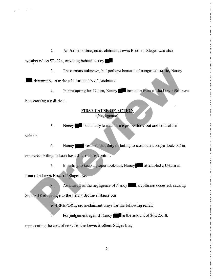 Preview A04 Crossclaim Against Plaintiff